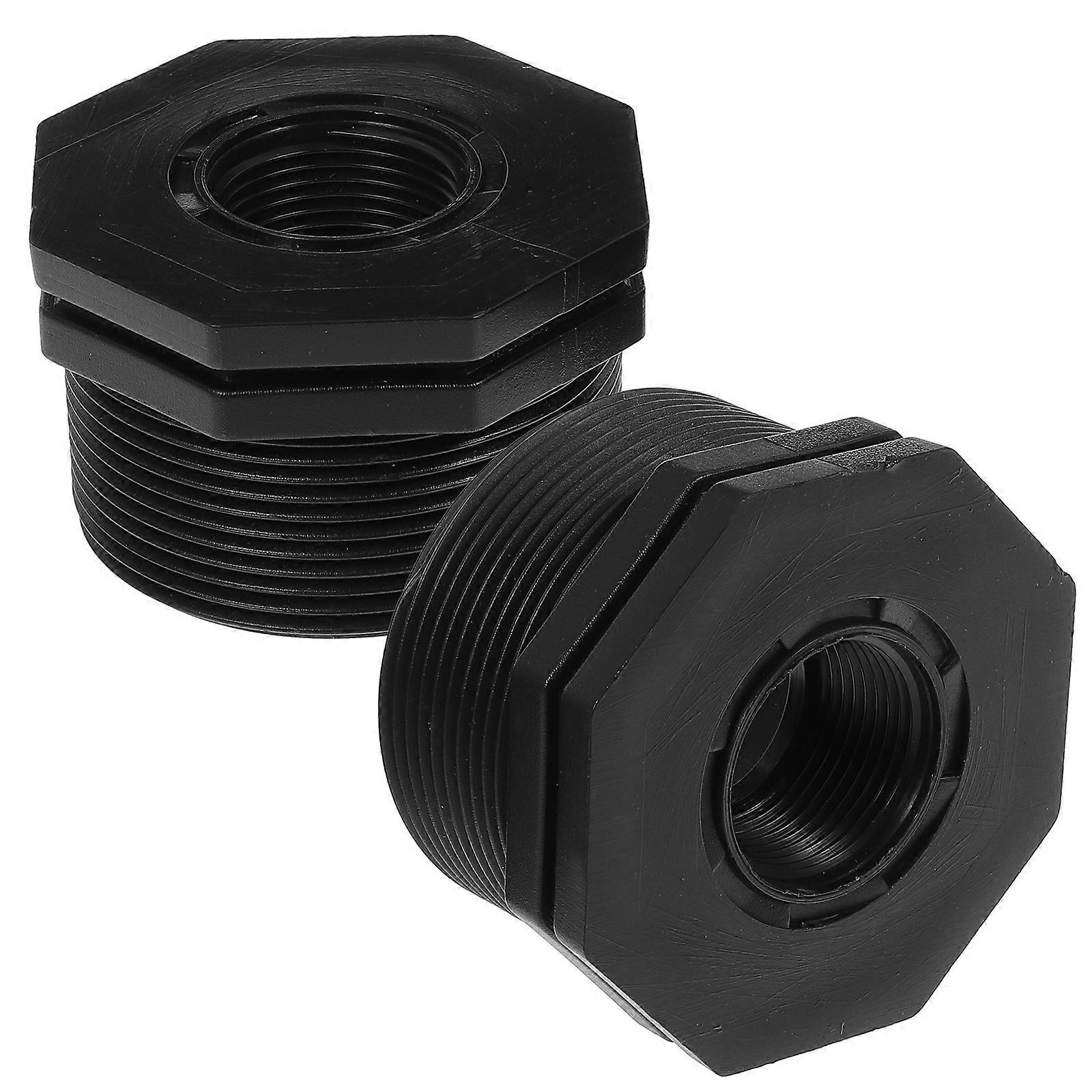 It sounds like you're referring to a **2 piece threaded water tank connector adapter**, used for connecting hoses or pipes in various applications