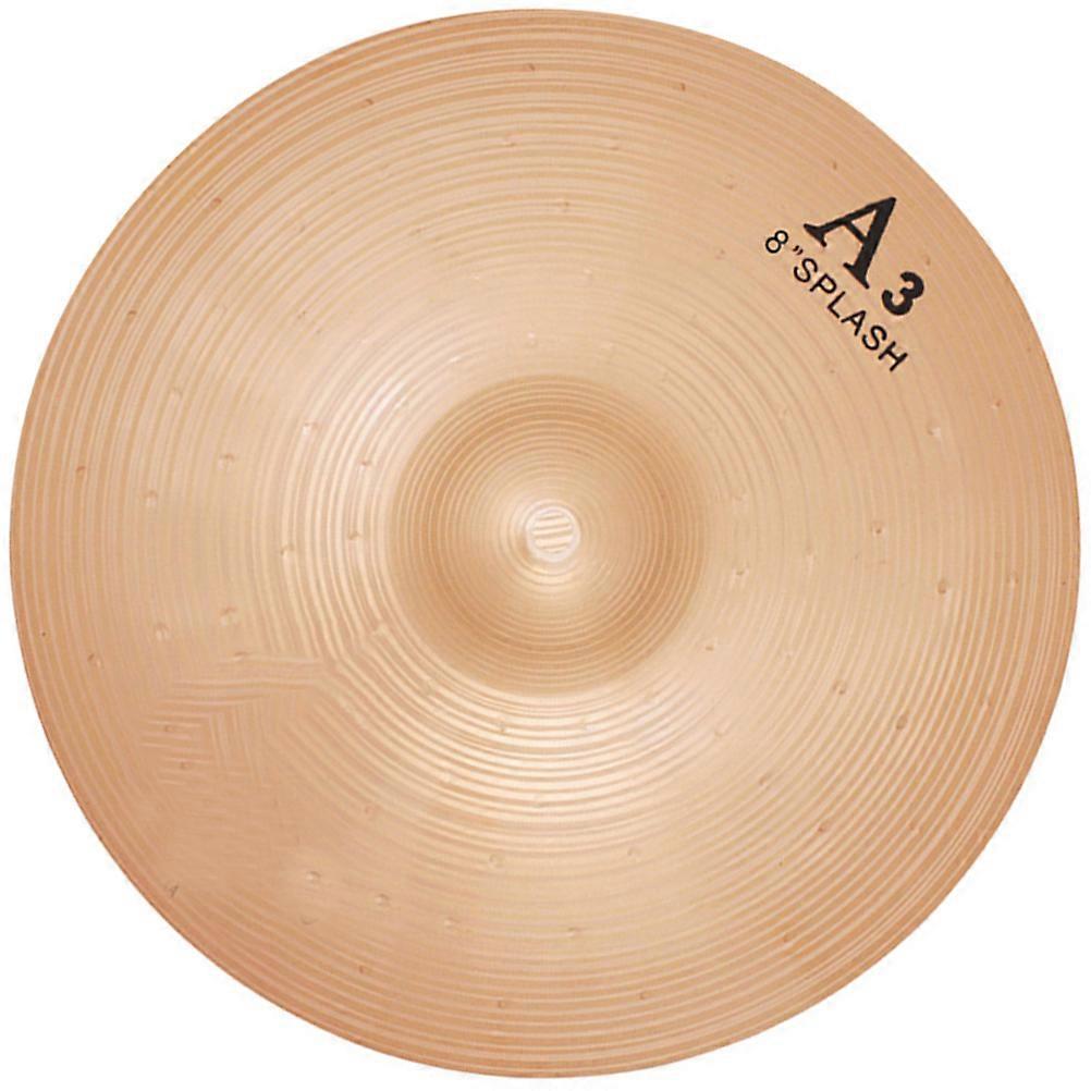 Replacement Alloy Drum Cymbal Professional Sound 10 Inches Golden For Beginner Drummers 1Pack