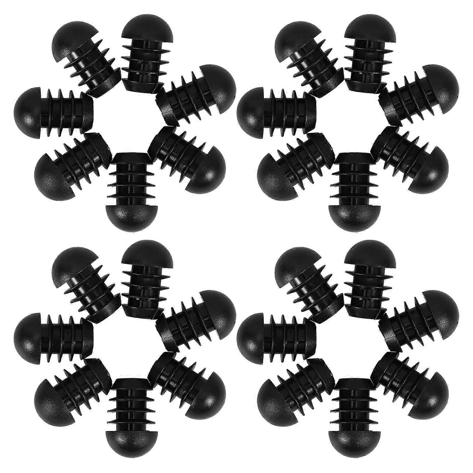 50pcs Tube Protector Plugs, Chair Leg End Caps, Multi Use Furniture Pads for Tables, Stools, Chairs, Noise Reducing, Floor Protectors, Durable