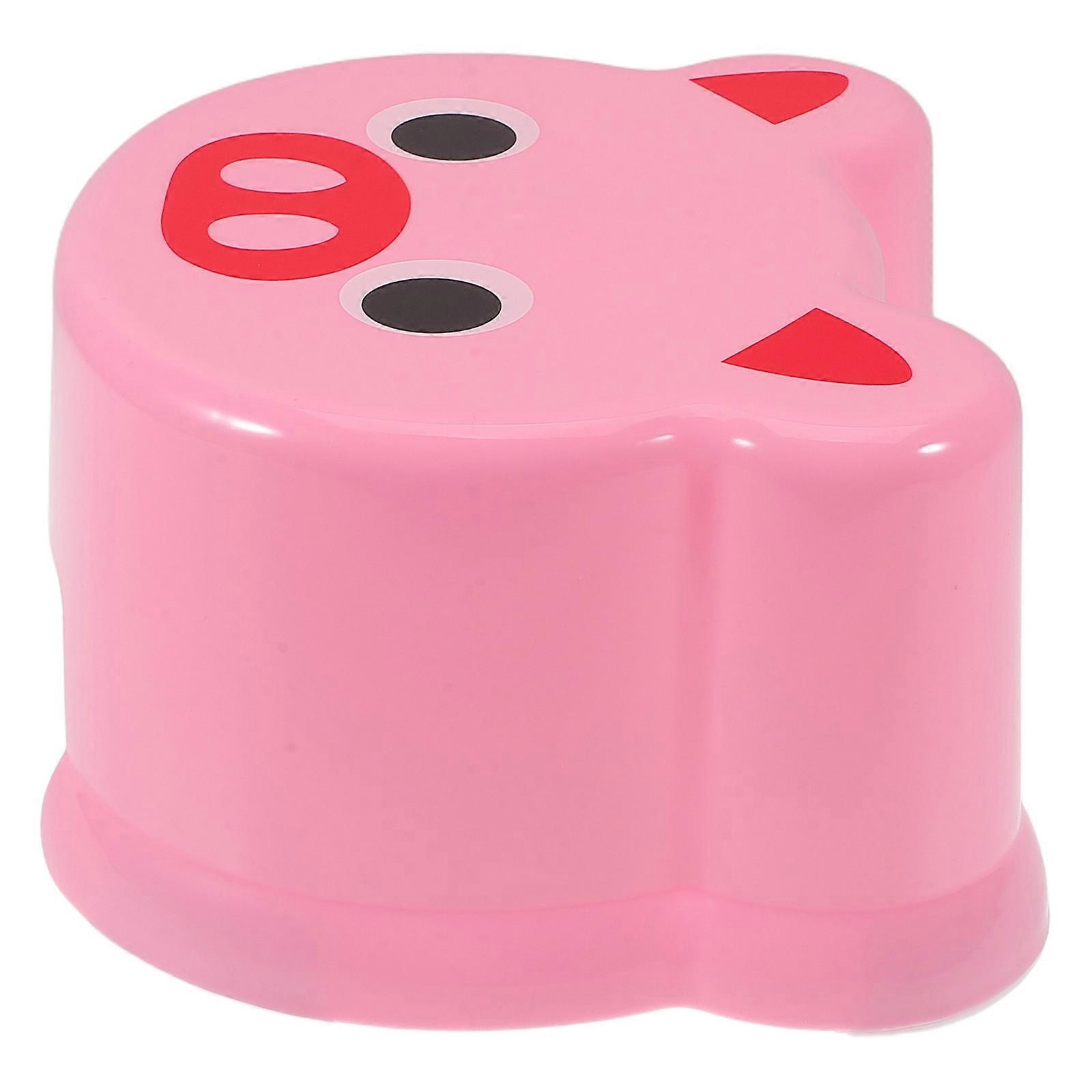 Cute Non Slip Plastic Step Stool for Bathroom & Living Room – Lightweight, Safe for Potty Training & Easy Learning