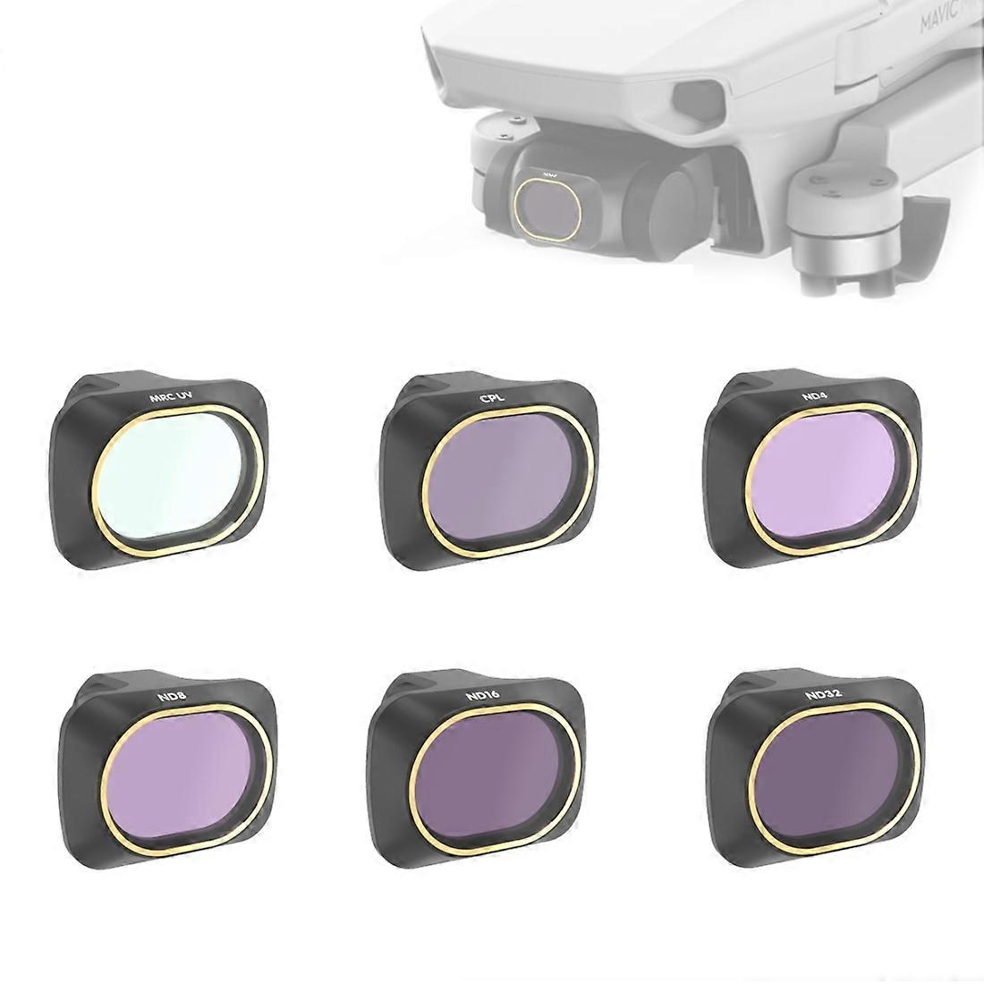 JSR UV+CPL+ND4+ND8+ND16+ND32 Lens Filter for DJI MAVIC mini