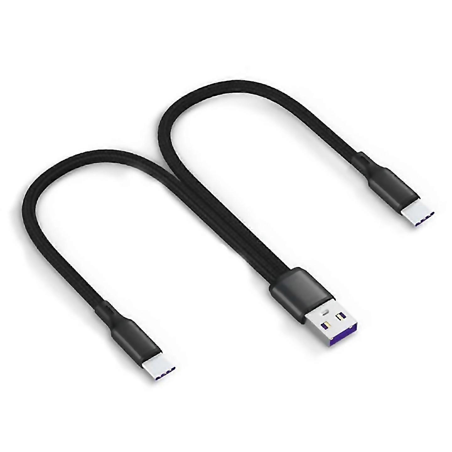 For 6a fast charging dual port typec splitter charging cable