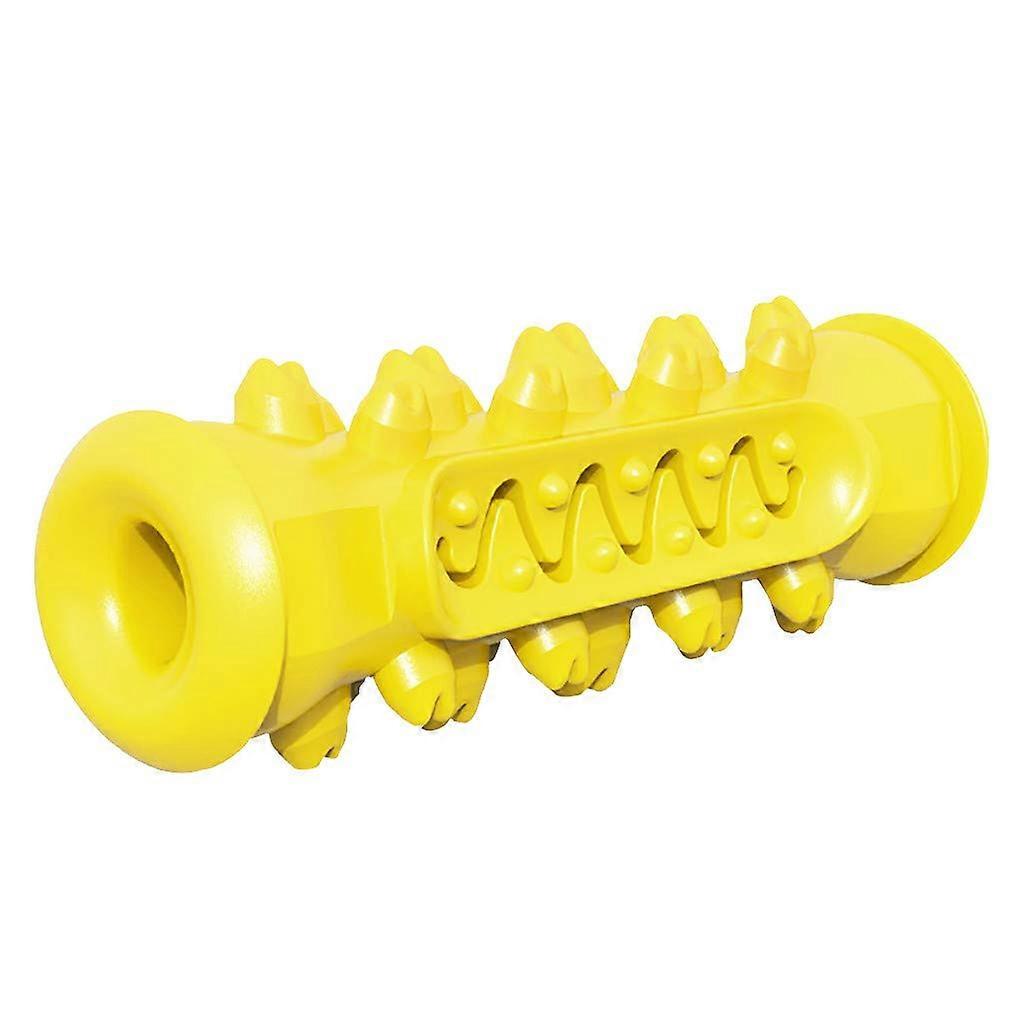 Clicitina Super Stick Teeth Toy For Dogs - Dog Dental Toy, Molar Toothbrush, Durable Pet Chew, Hds90, Yellow, One Size