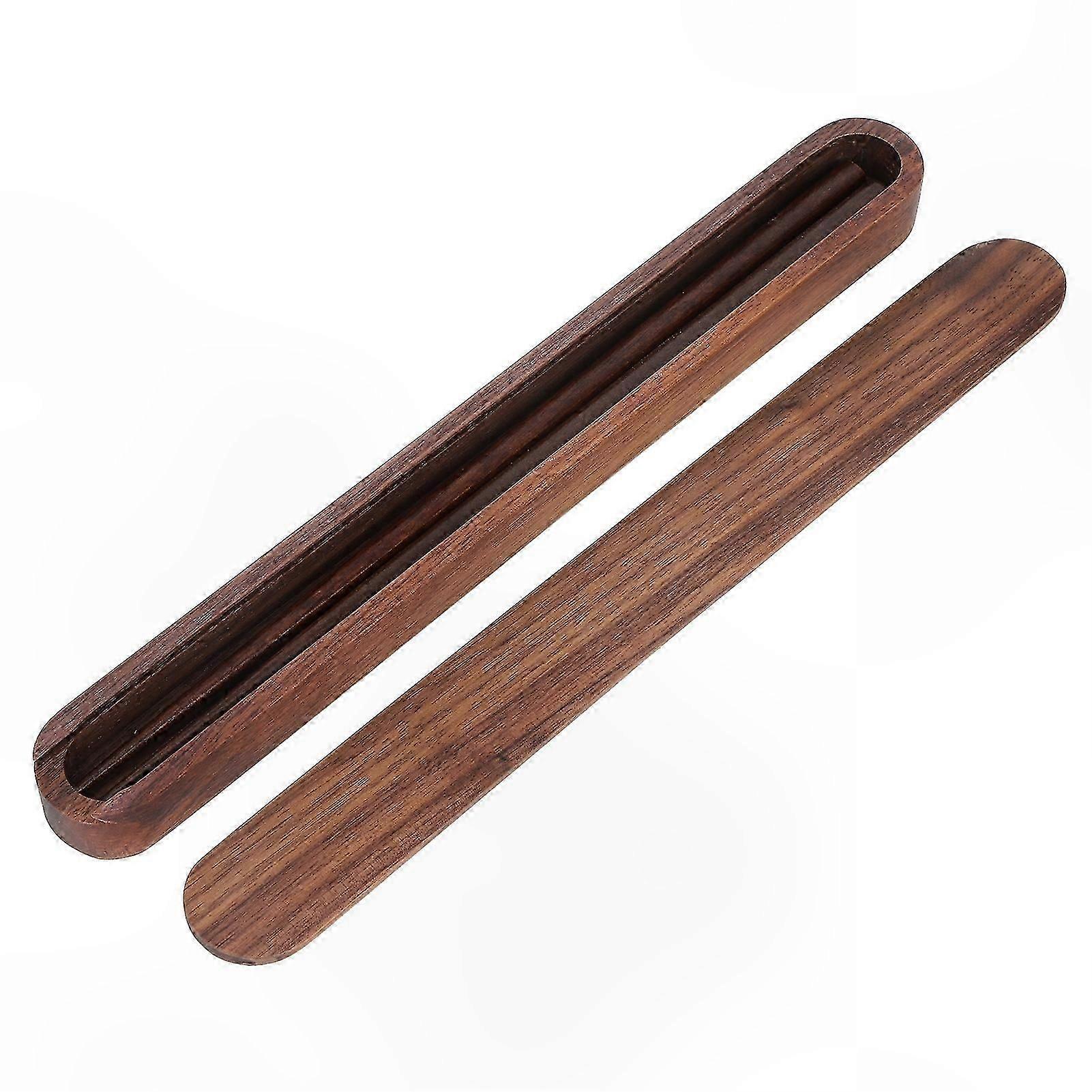 Portable Wooden Chopsticks Set with Storage Case, Reusable Travel Cutlery for Dining on the Go