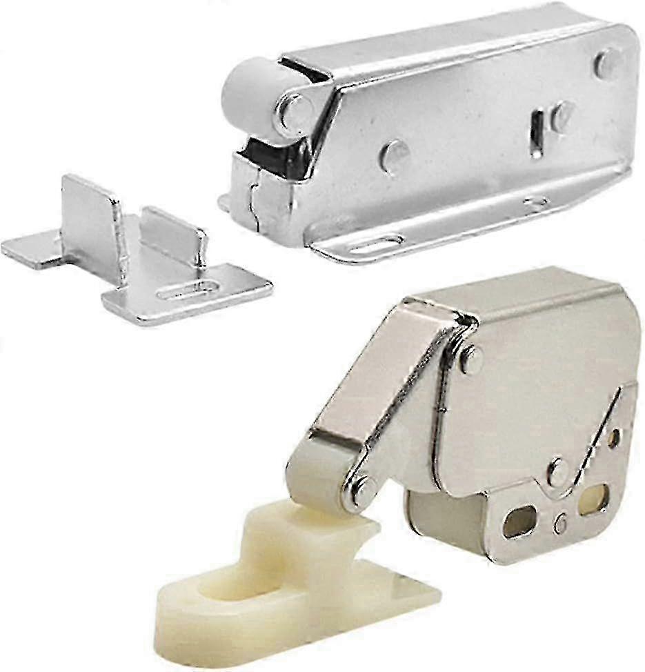 4pcs Elephant Trunk Hook Lock Stahl Türriegel für den Innenbereich Push to Close Security Edition 0813
