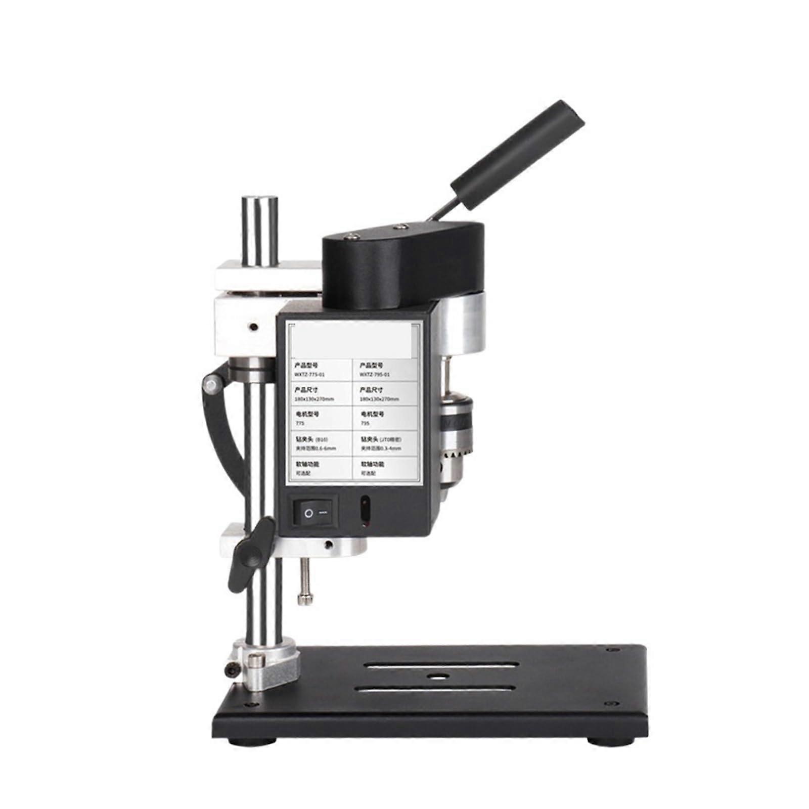 Tabletop Drill Press, Mini Drill Press, Small DC Speed Control (Set Meal 6)