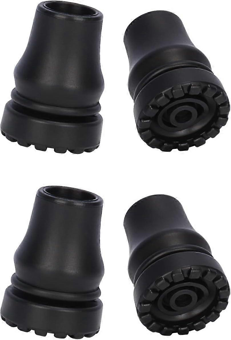 4pc Rubber Cane Tips, Heavy Duty Walking Cane Tips,Anti-Slip