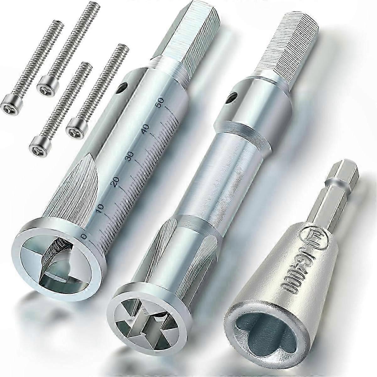 3-in-1 Wire Twisting and Stripping Tool with 6mm Hex Shank for Drill Drivers