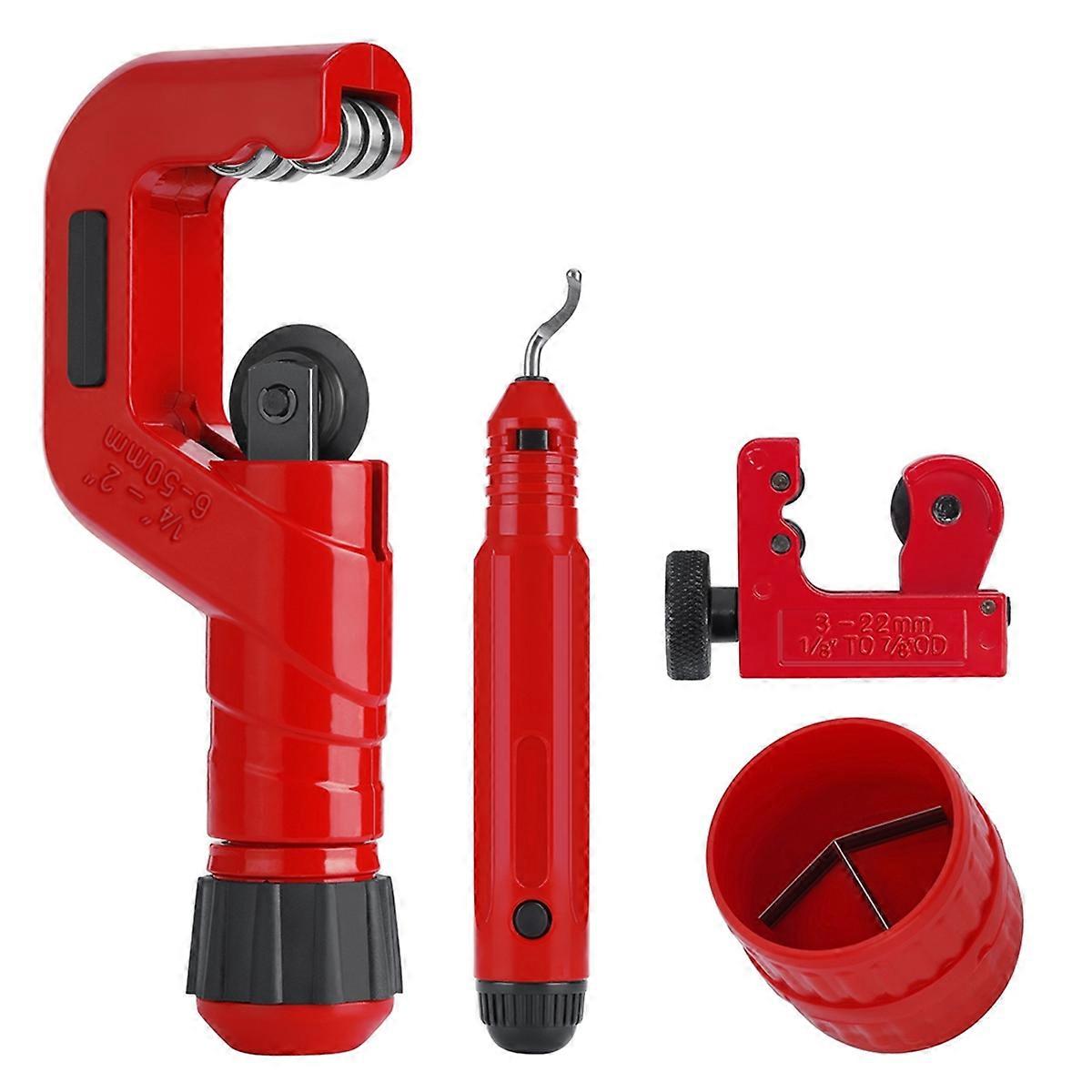 4-Piece Tubing Cutter Set, OD Heavy Duty Copper Pipe Cutter