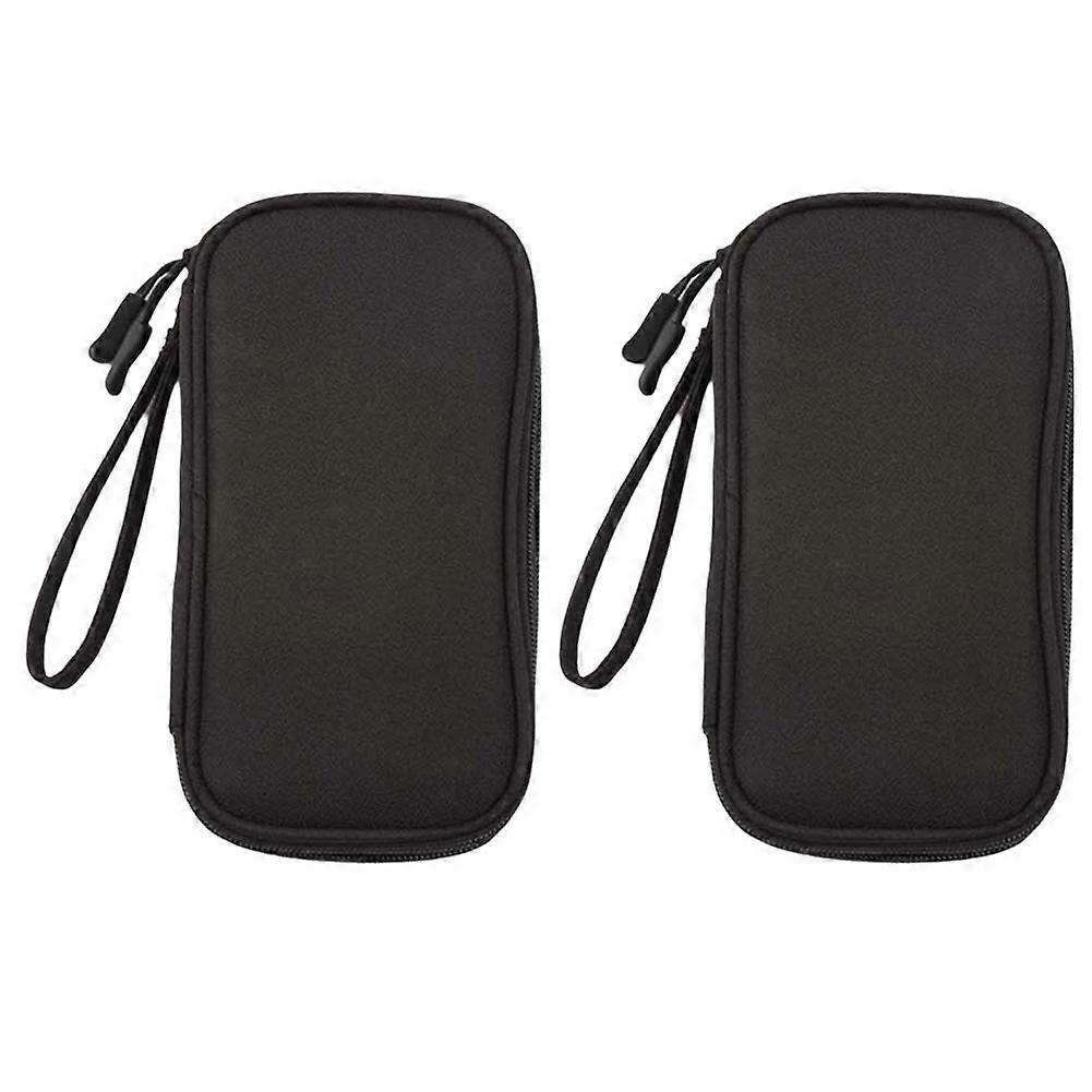 Data Cable Storage Bag Power Charging Cable Bag Box Black