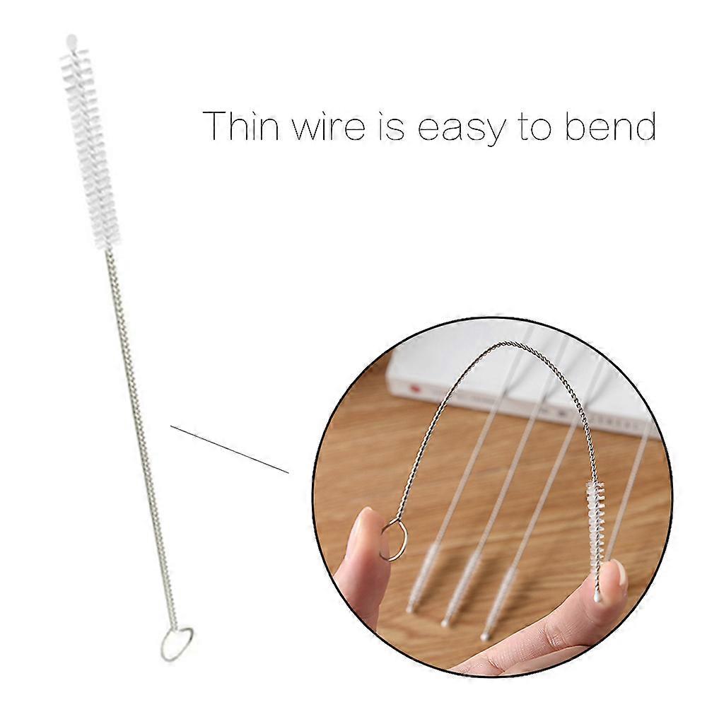 Long Straw Brush Cleaner Tools Drinking Straw Brushes Bendable Cleaning Helper  for Multiple Size Straws