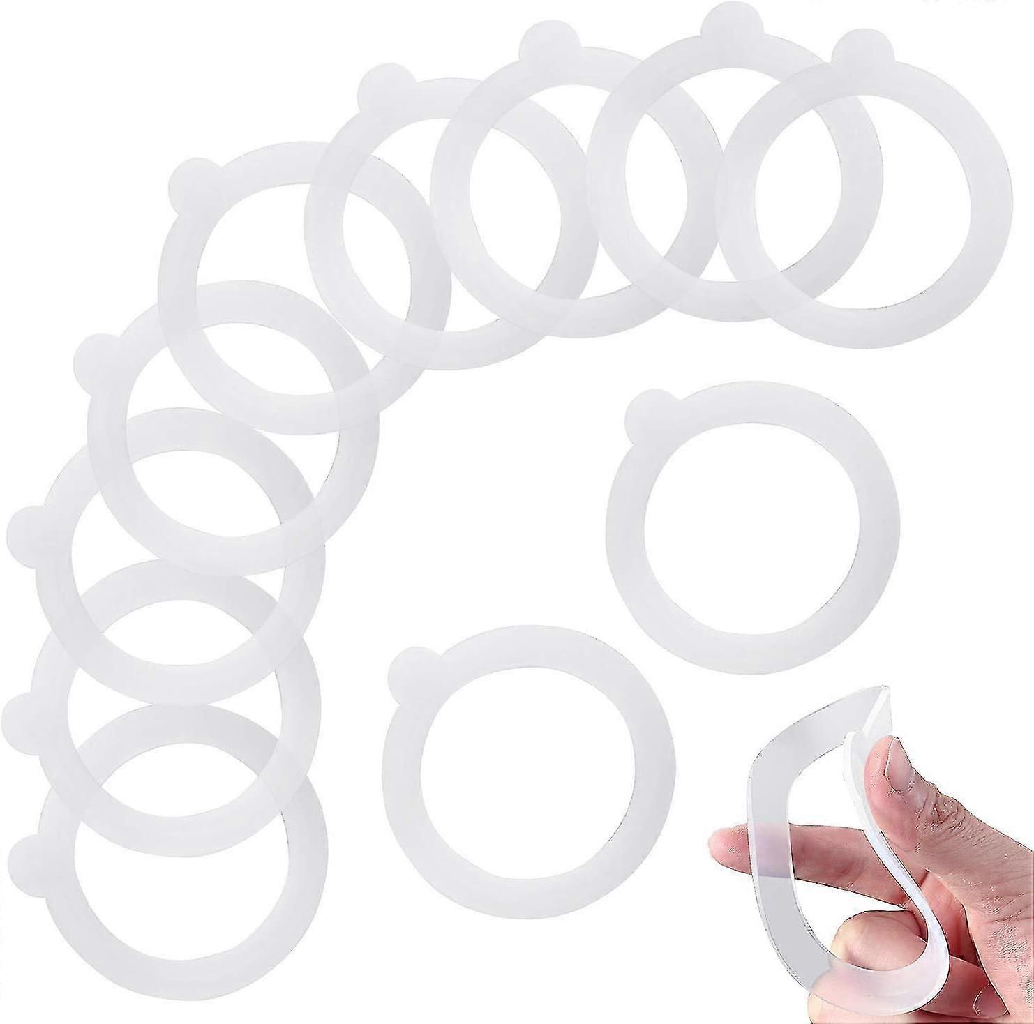 12-Pack Silicone Replacement Rings for Jars, Silicone Sealing Ring