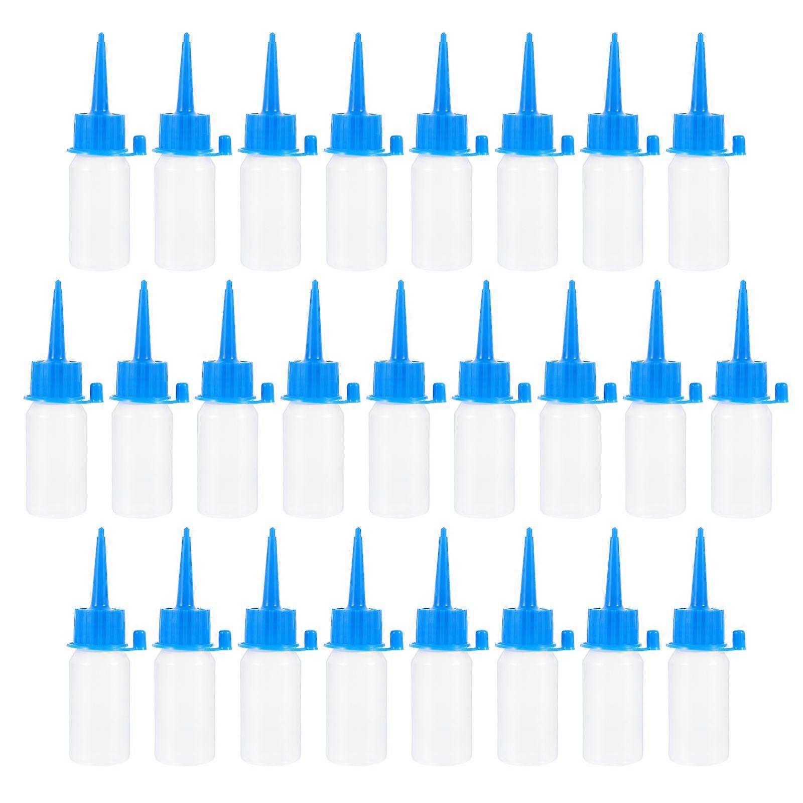 25Pcs टिकाऊ सिलाई मशीन तेल धारकों आवेदक बोतलें प्लास्टिक की बोतलें
