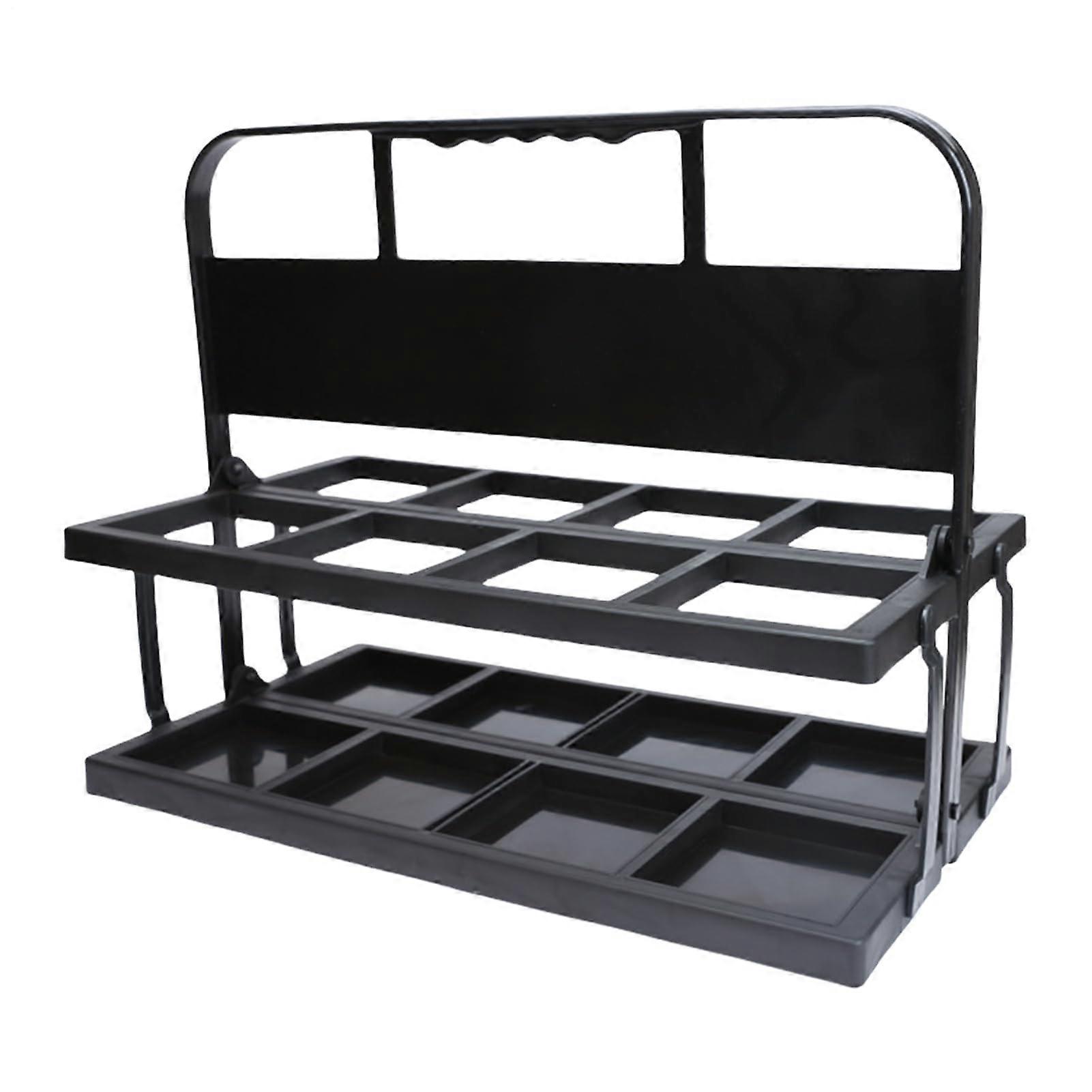 Foldable Water Bottle Carrier Lightweight Holder Rack, Holds 8 Bottles