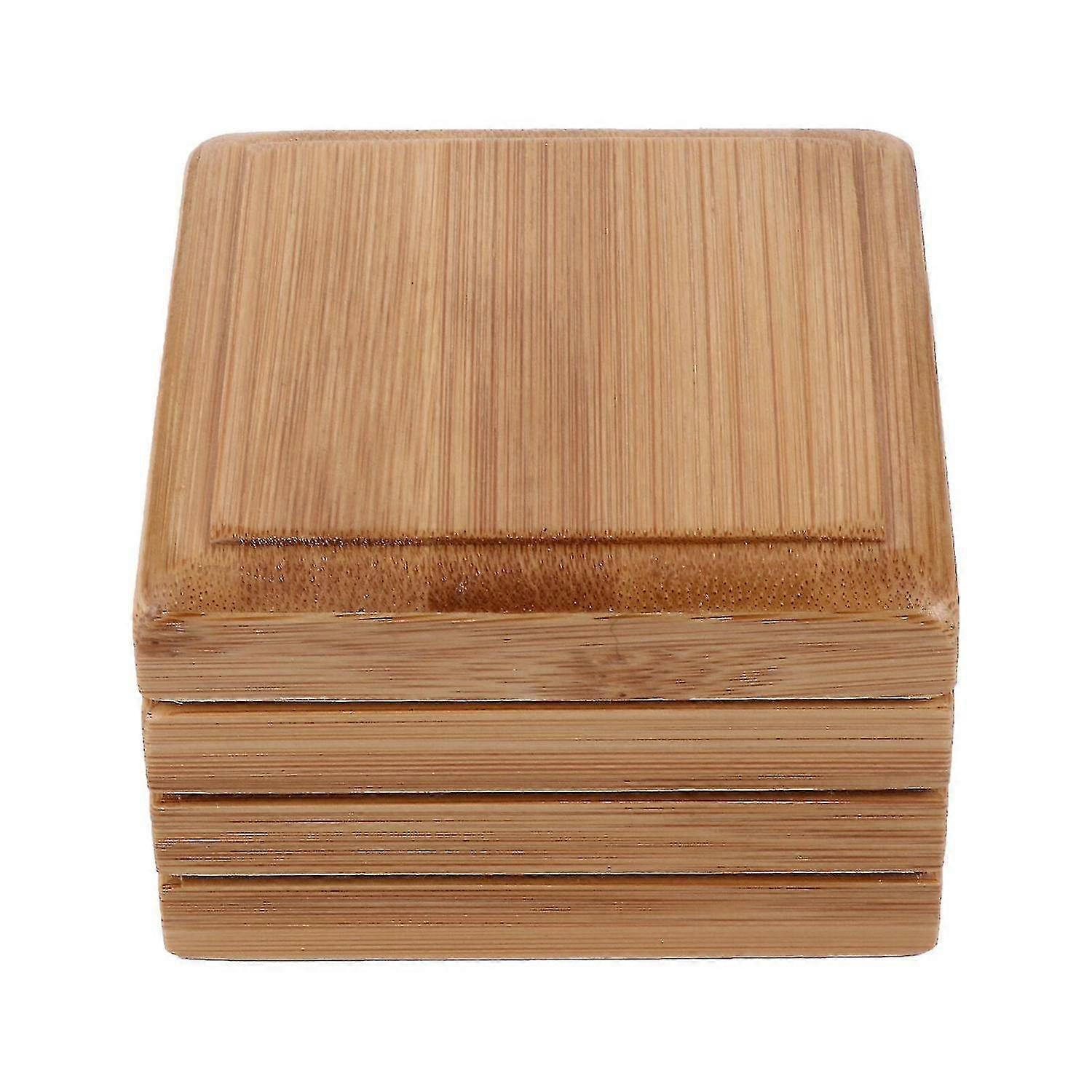Bamboo Soap Dish Natural Wood Soap Box with Lid Bar Soap Tray Holde...