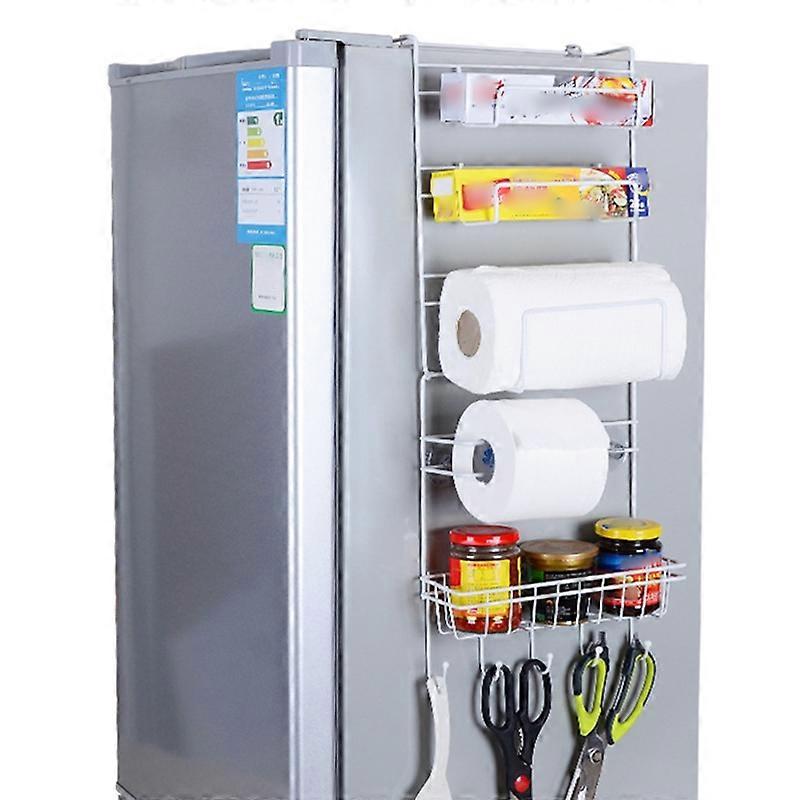 Multi-layer Fridge Storage Rack Side Shelf Sidewall Holder Multi-function Kitchen Organizer Household Multifunctional Rack