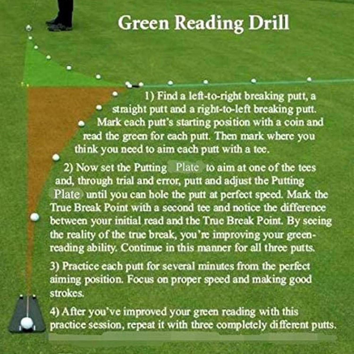 Golf Putting Tutor with Free Zipper Case, Golf Putting Training Aid...