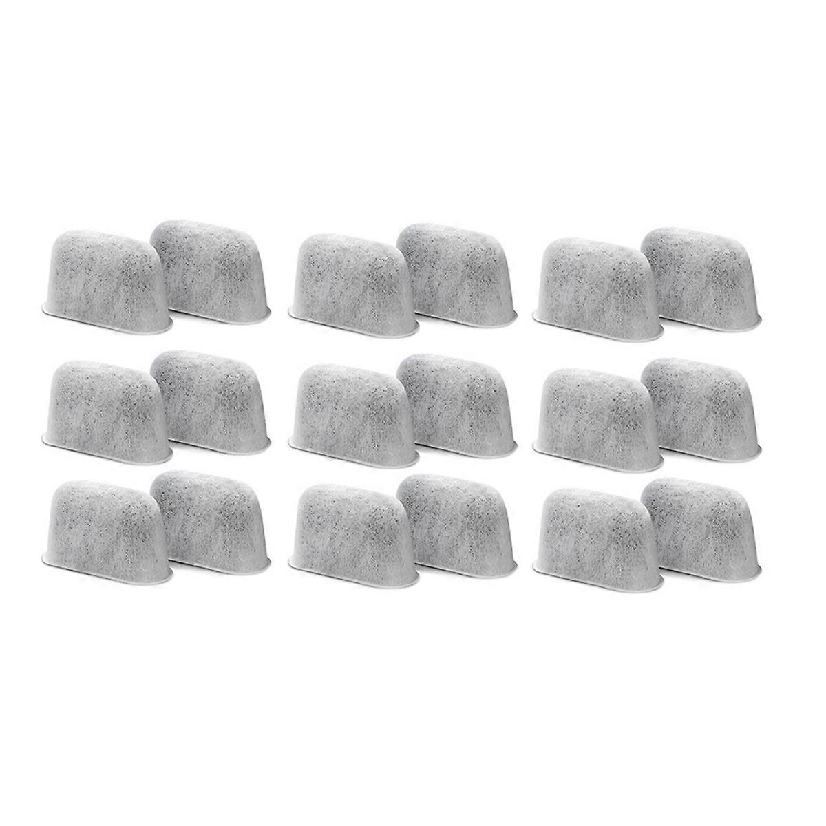 18 PCS Replacement Charcoal Water Filters for ES601 ES701 Espresso Coffee Machine Coffee Activated Carbon Filter