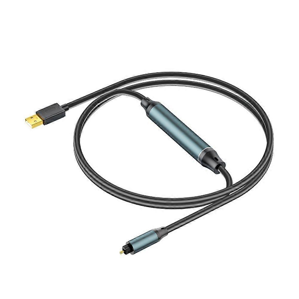 USB to Optical SPDIF Audio Converter for Speaker, TV, Computer and Laptop to Connect to Optical Aud