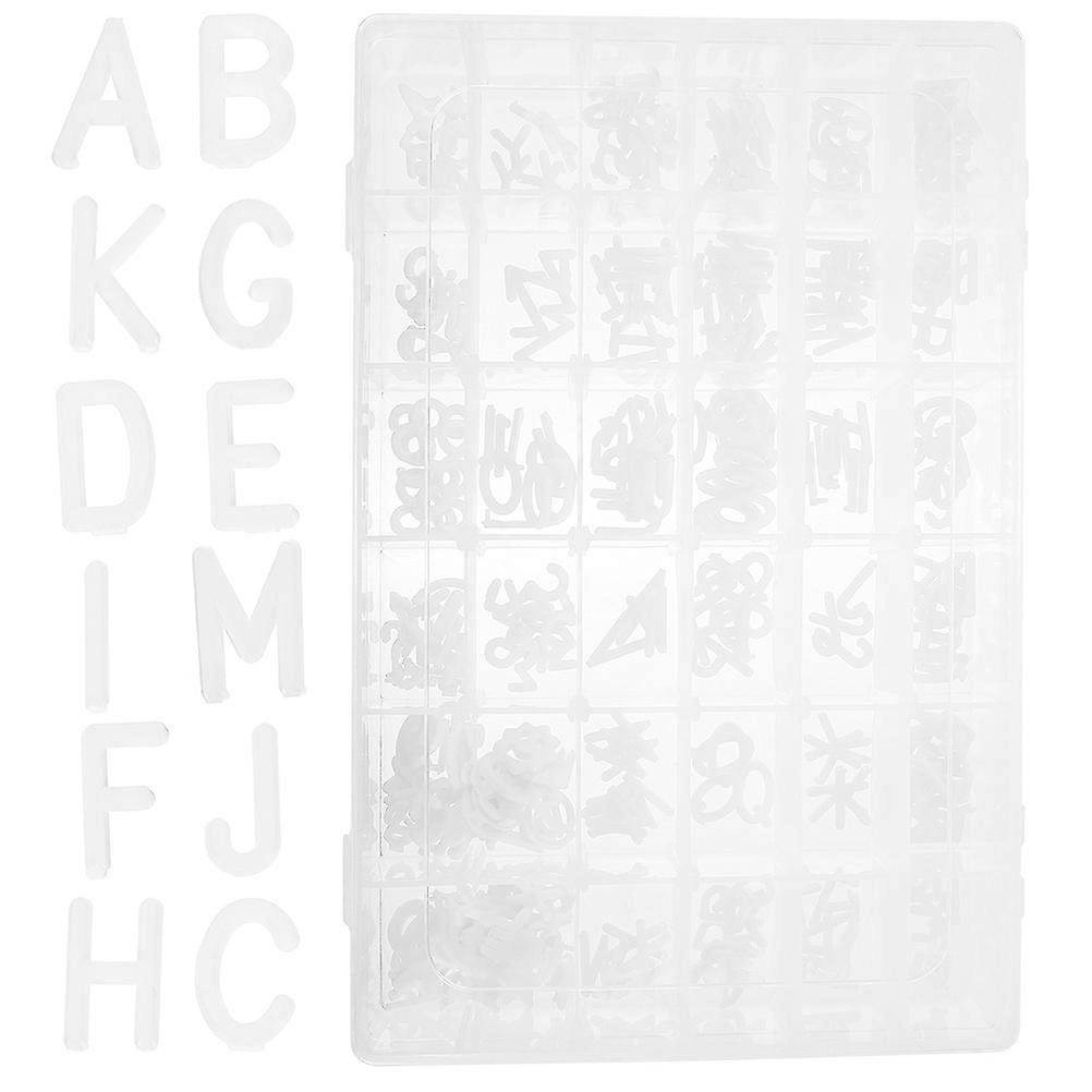 Plastic Letter Accessories for Office Communication Messaging Secure Attachment to Felt Surfaces 2 Sets