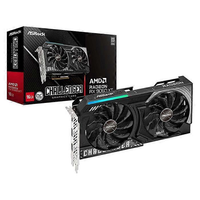 Asrock Radeon RX 9060 XT Challenger OC Grafikkarte 16GB GDDR6 Schwarz