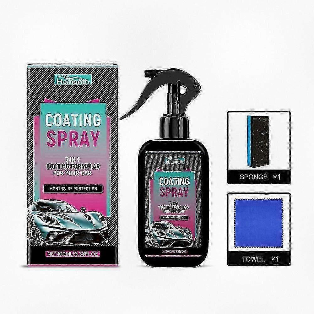 Limlex Coating Spray for Cars, 1/2/3 Pack Auto Detailing Kit, Platinum Car Care Set with Protective Coating