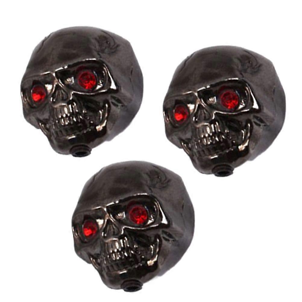 Metal Skull Tone Knob Electric Guitar Knobs for Guitar Use 3Pcs