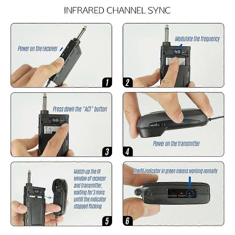Baomic BM-12/V2 UHF Wireless Saxophone Mic System 16 Channels