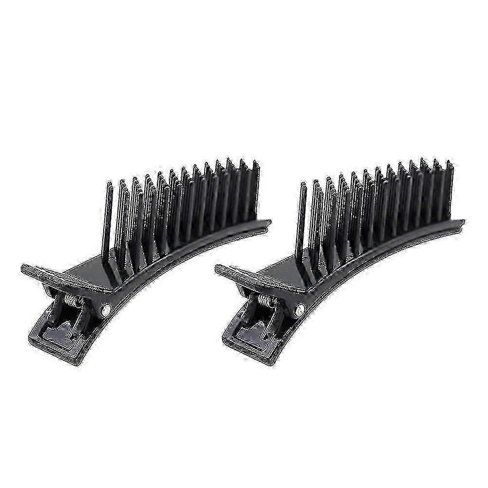 2pcs Durable Hairdressing Clips for Salon & Home Use - Multi-Function Styling