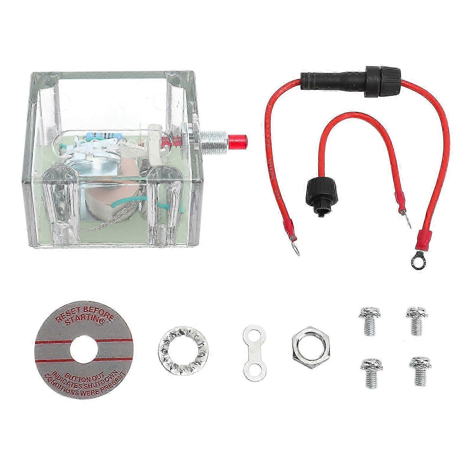 12V Relay Shutdown Switch 518APH 12 Safety Relay Power Switch for Distributor Ignition Or Diesel Engines