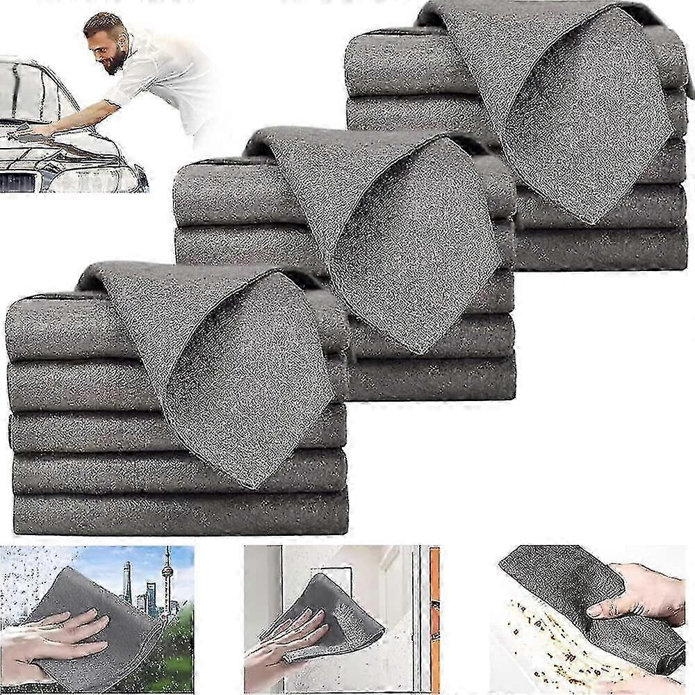 Magic Cleaning Cloth for Windows, Thickened Microfiber Reusable Cloth