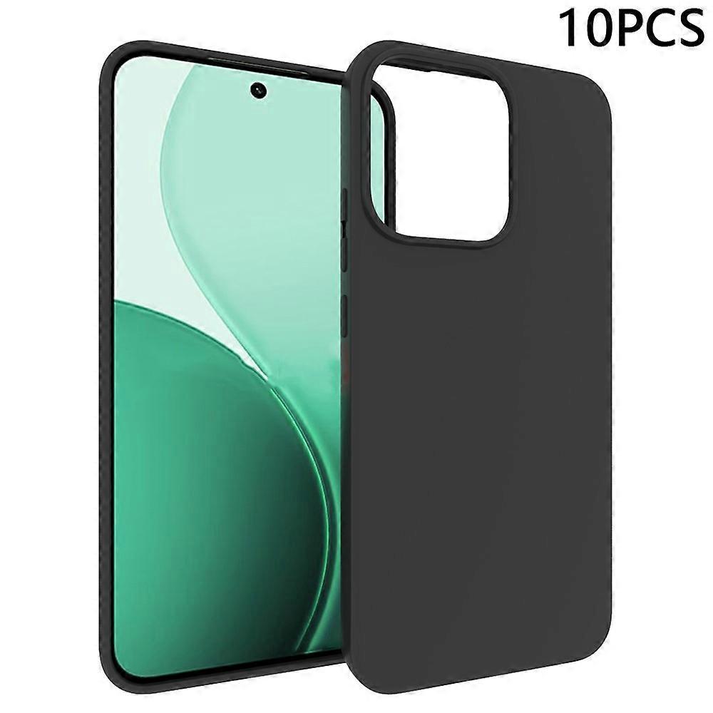 10Pcs / Pack Compatible For Oppo Reno14 5G (Global) Case Double-Sided Matte TPU Shockproof Phone Shell