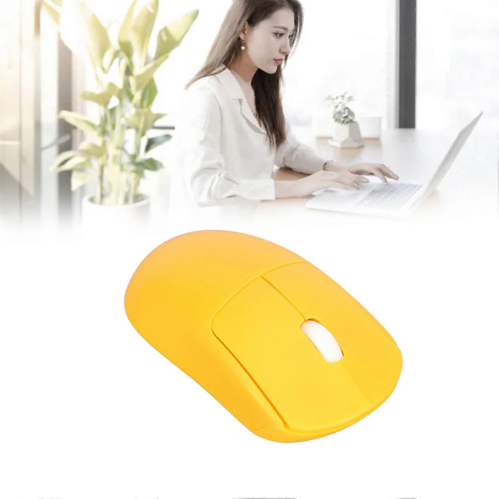 Wireless Gaming Mouse 1200DPI 2.4G Wireless Palm Fit Yellow