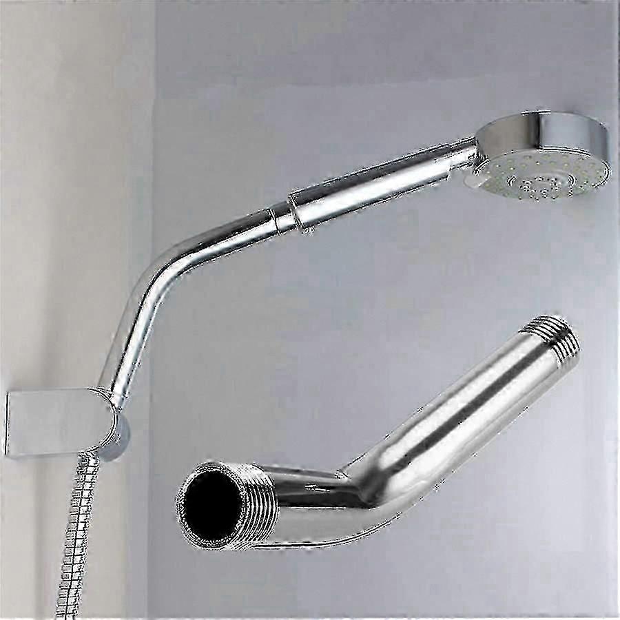 Wall-Mounted Shower Head with Extendable Pipe for Enhanced Reach and Durability