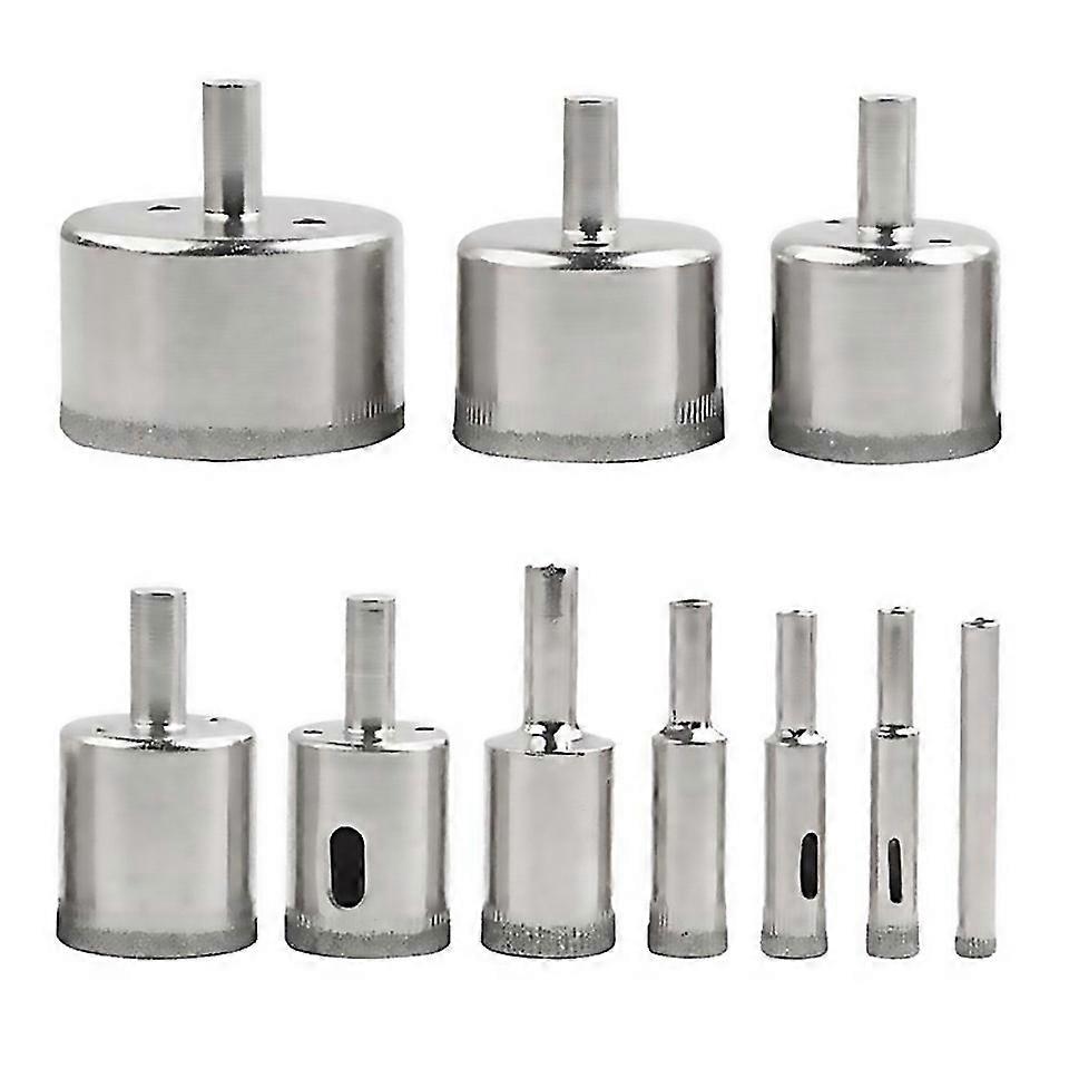 For Diamond Drill Bits Set 10pc Diamond Hole Saw Set Glass Drill Bit For Ceramic Tile Porcelain