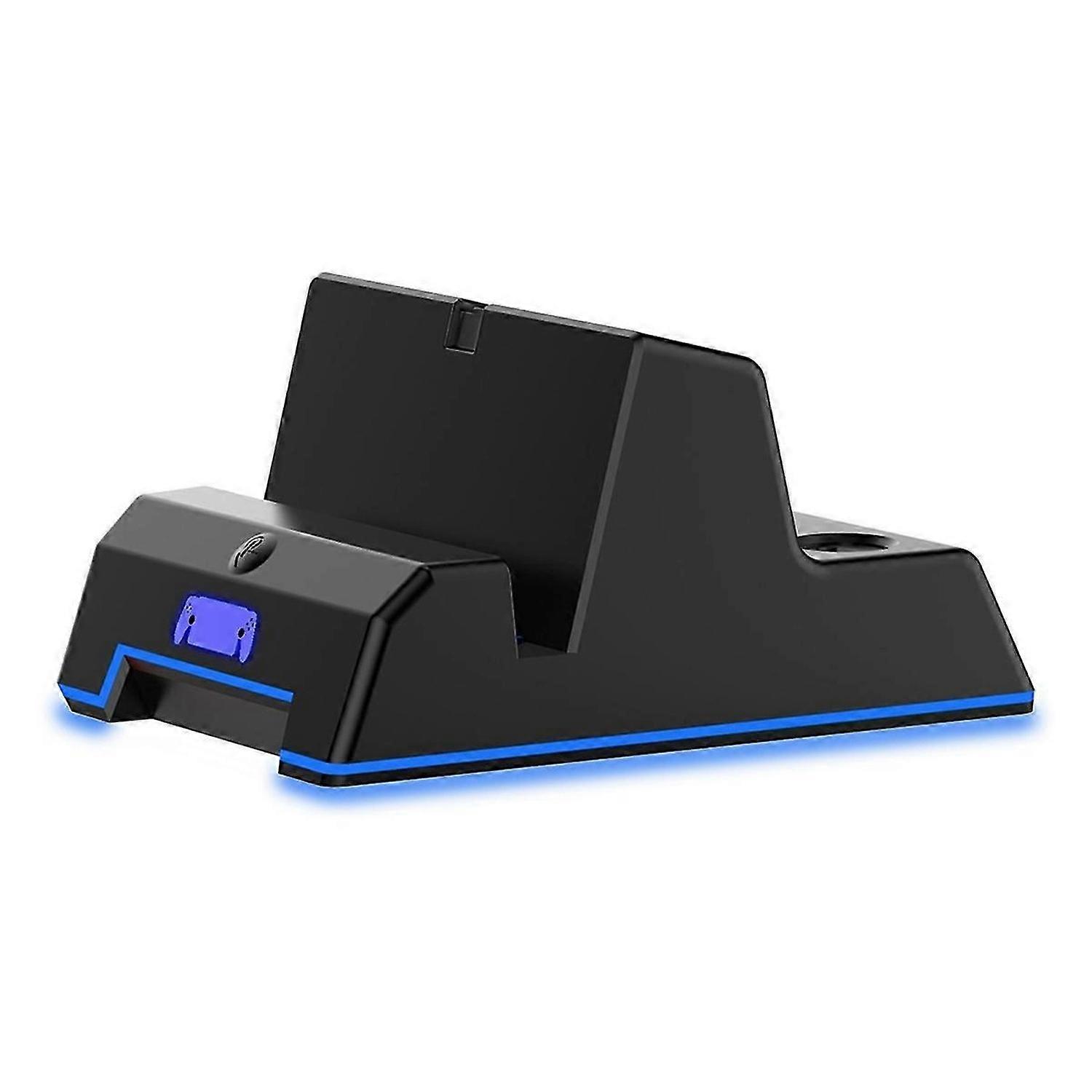 Game Console Charger For PS5 Portal Magnetic With Colorful Light Base
