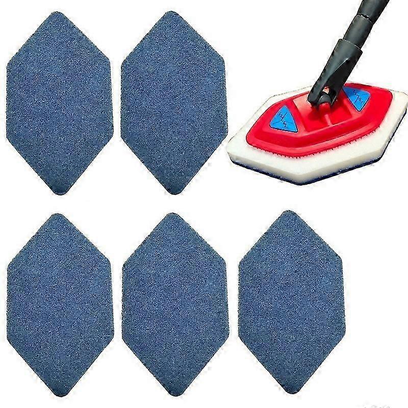 Suitable for Vileda Bathroom Magic Brush Mop Replacement Head BATH MAGIC Sponge Scouring Pad - 5 Pieces