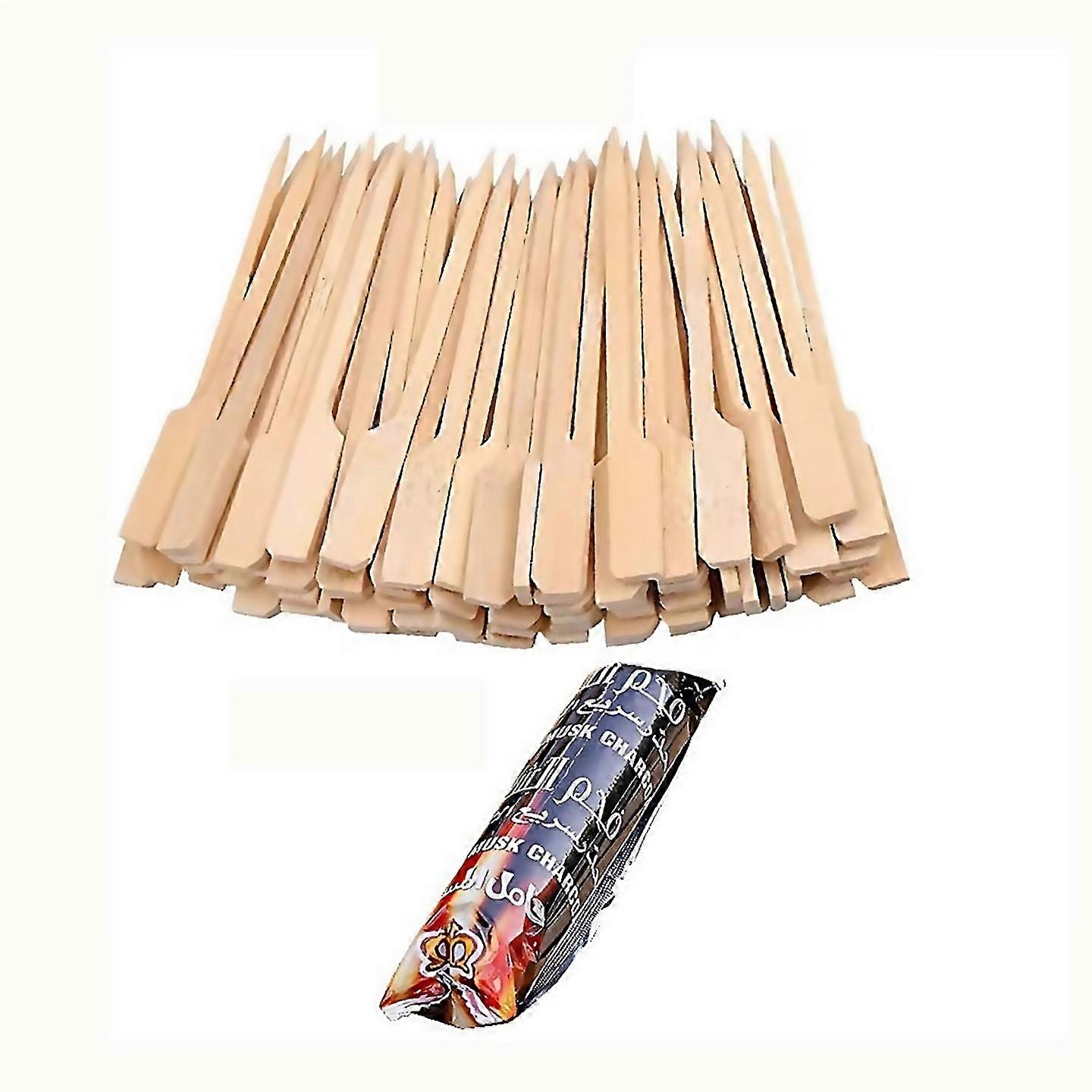 For Barbecue Tools Natural Bamboo Stick Quickburning Charcoal