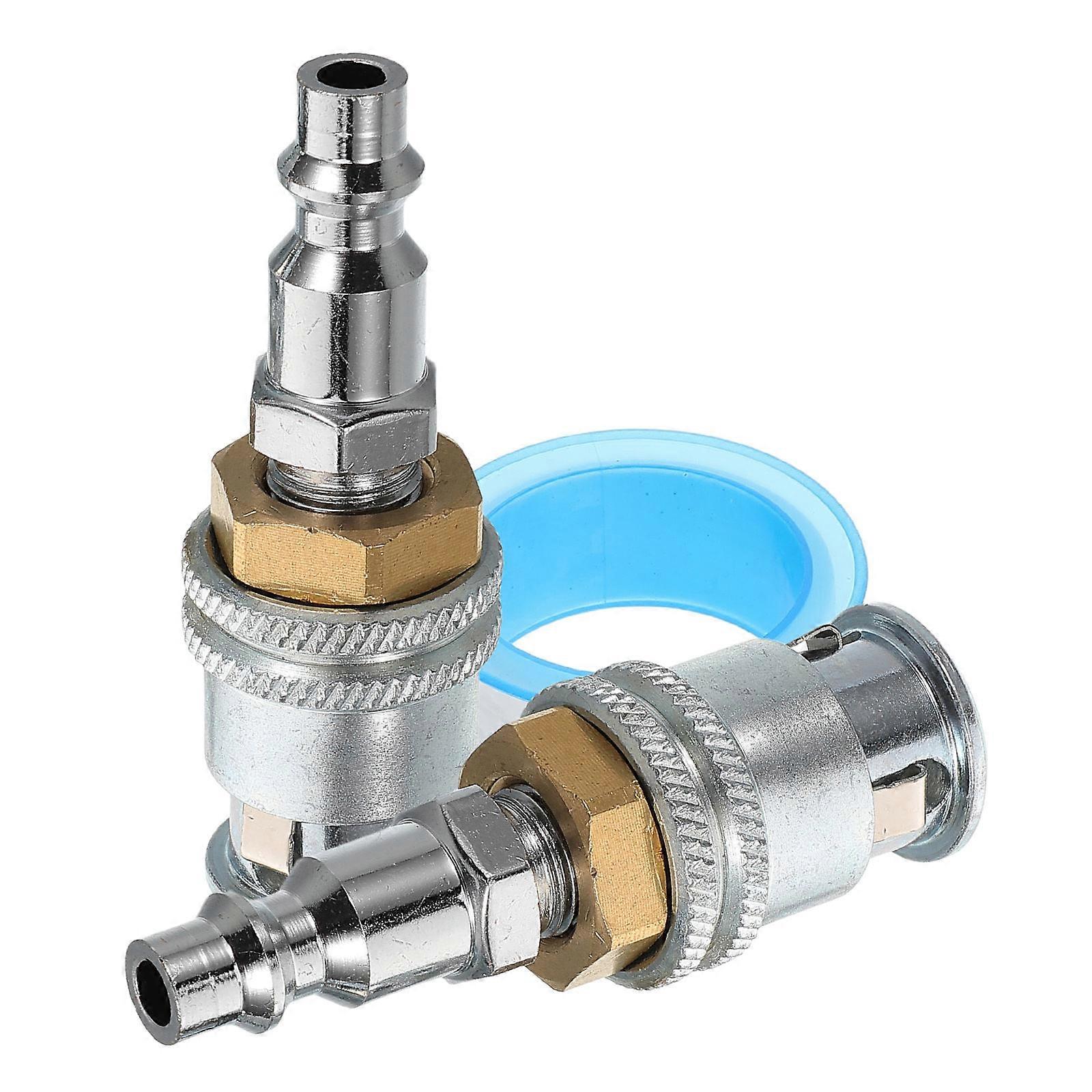 Air Compressor Chuck Locking Tire Air Chuck for Quick Inflation 5Sets