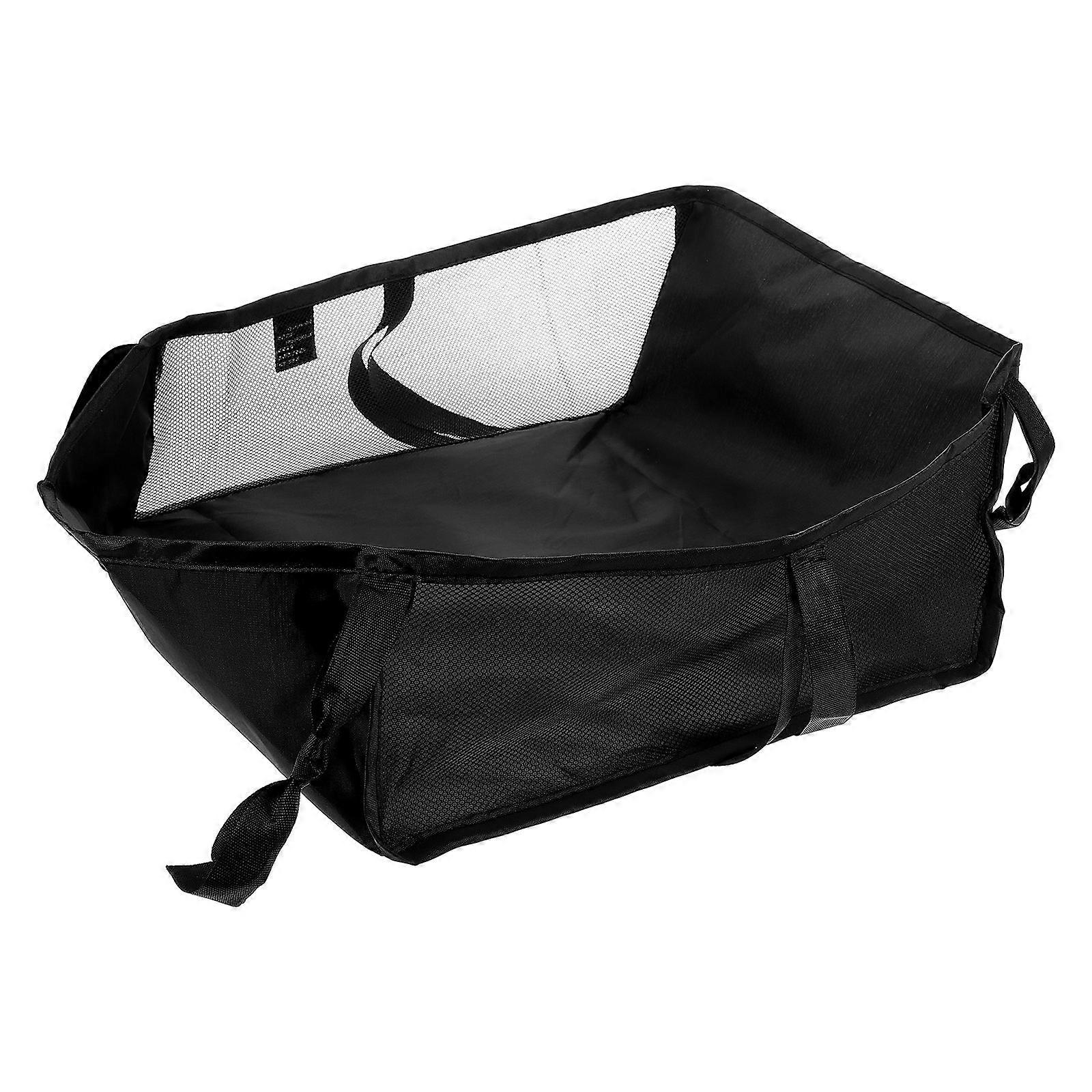 Stroller Black Hanging Basket Organizer Bag for Holding Things Universal