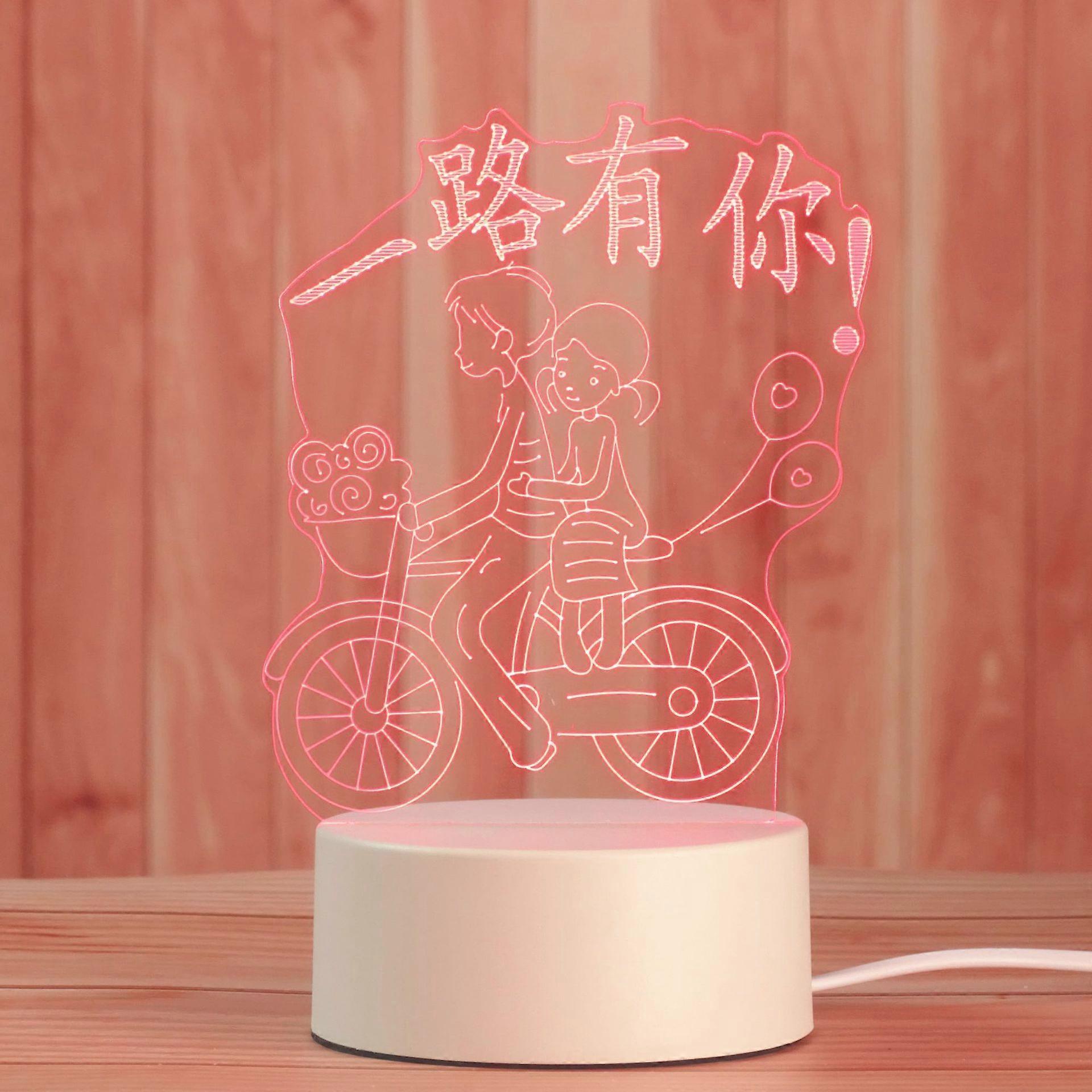 Red Light Creative Usb Night Light Ac18