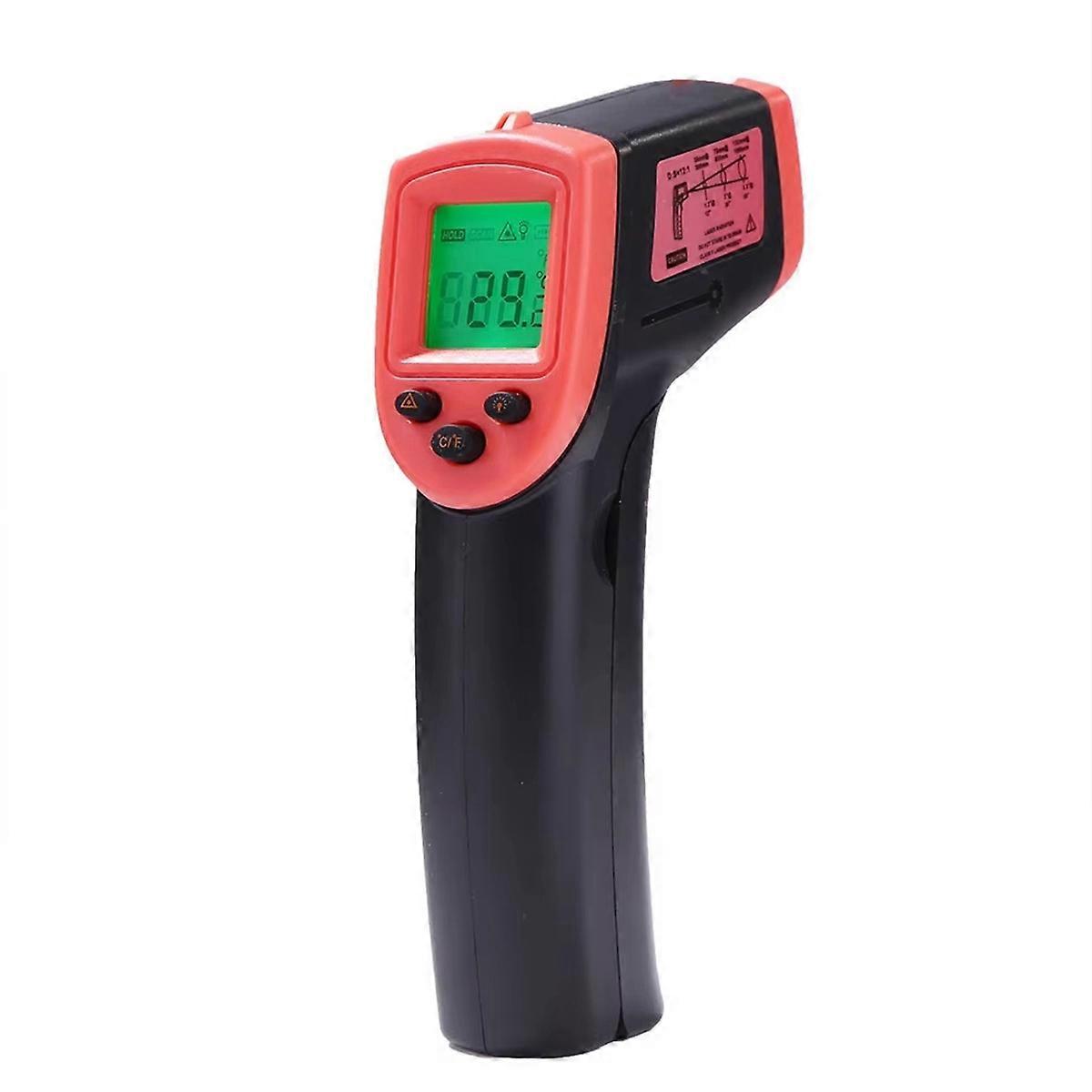 Digital Infrared Thermometer -50-600 / -58-1122 Contactless Temperature Tester IR Laser Pyrometer