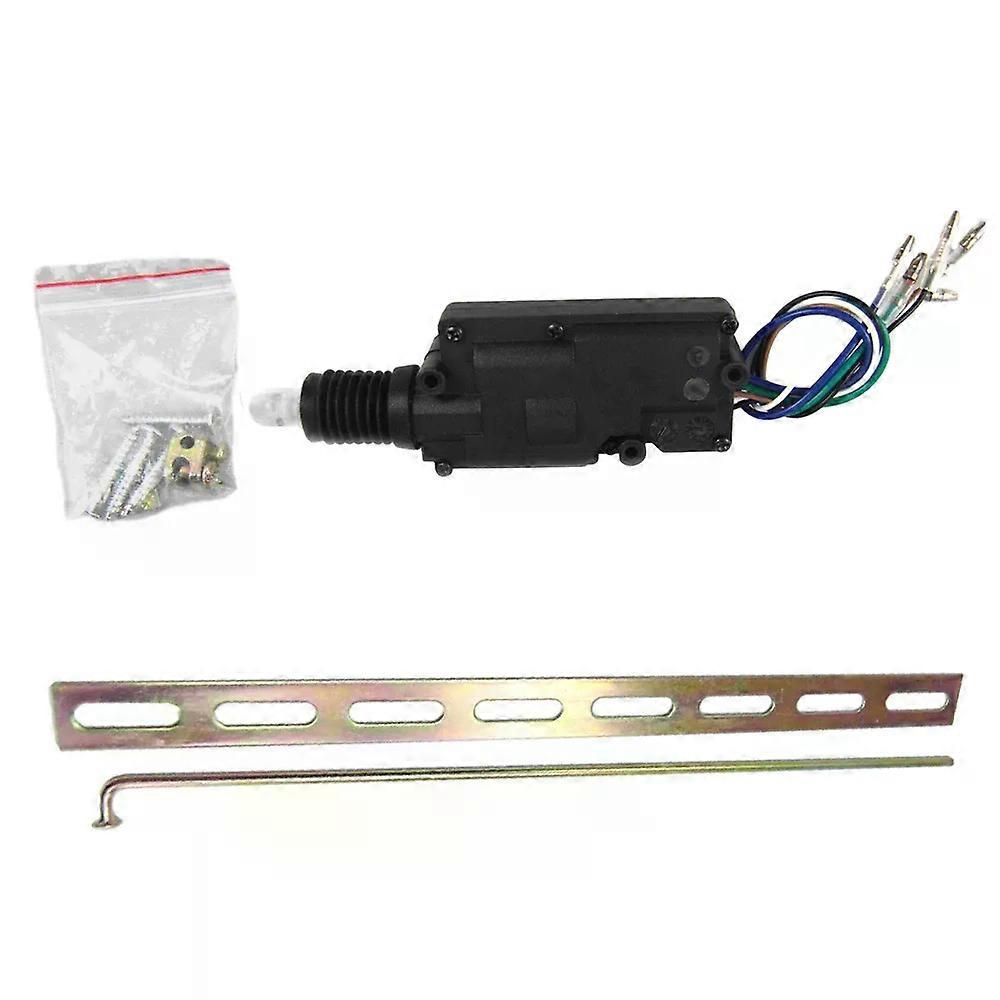 Car Power Door Lock Actuator Motor Universal Heavy Duty Car Locking System Actuator Single Gun Type Kit 2/5 Wire 12V Universal