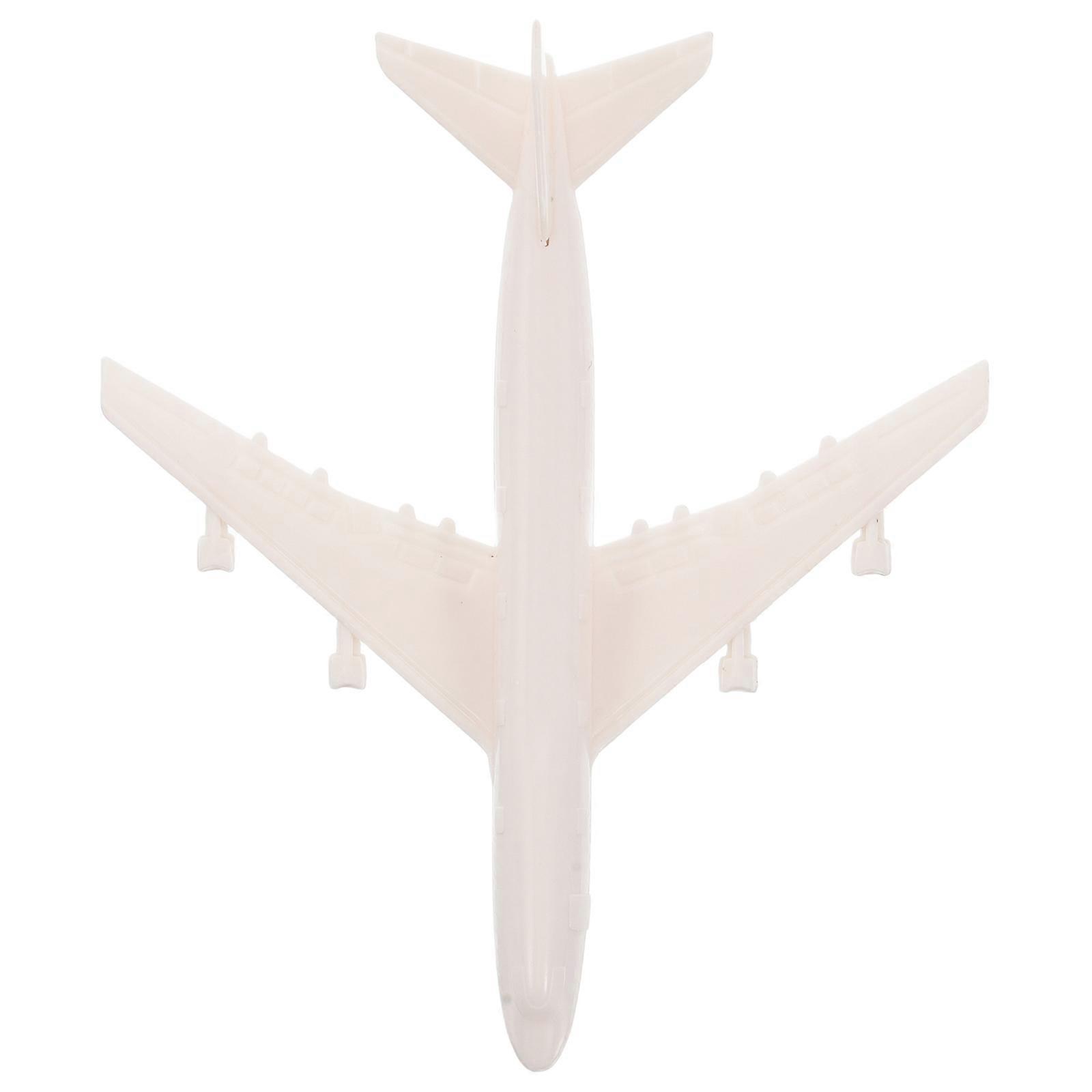 Micro Aircraft Model Plastic Airplane Model for Collection 4Pcs