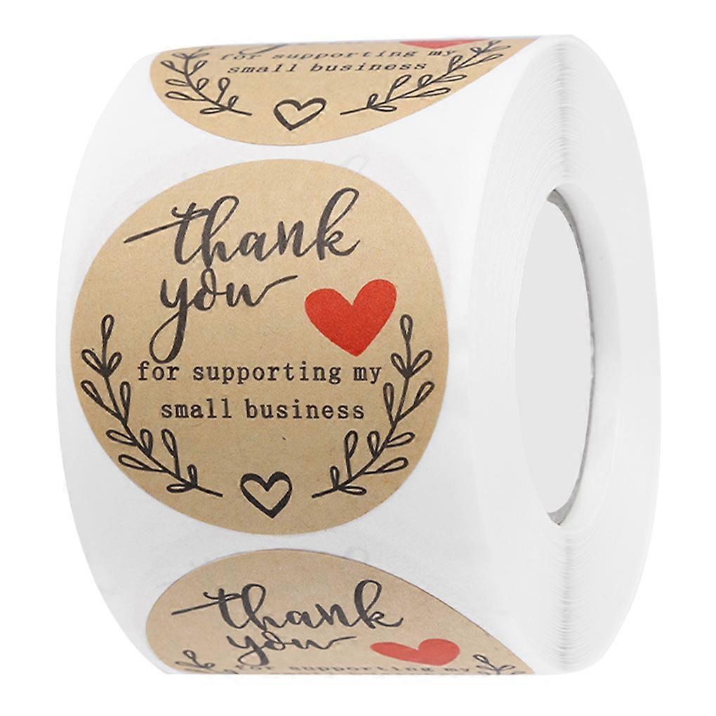 Brown Creative Thank For Order Sticker Labels For Baking Wedding Decoration Git Choice Easy