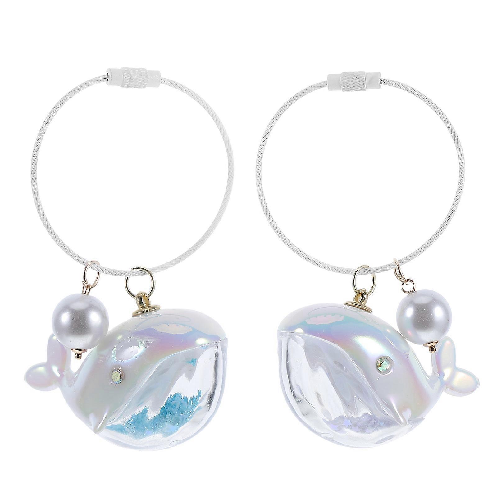 Cute Dolphin Keychains for Car Keys Creative Accessories 4Pcs Pack