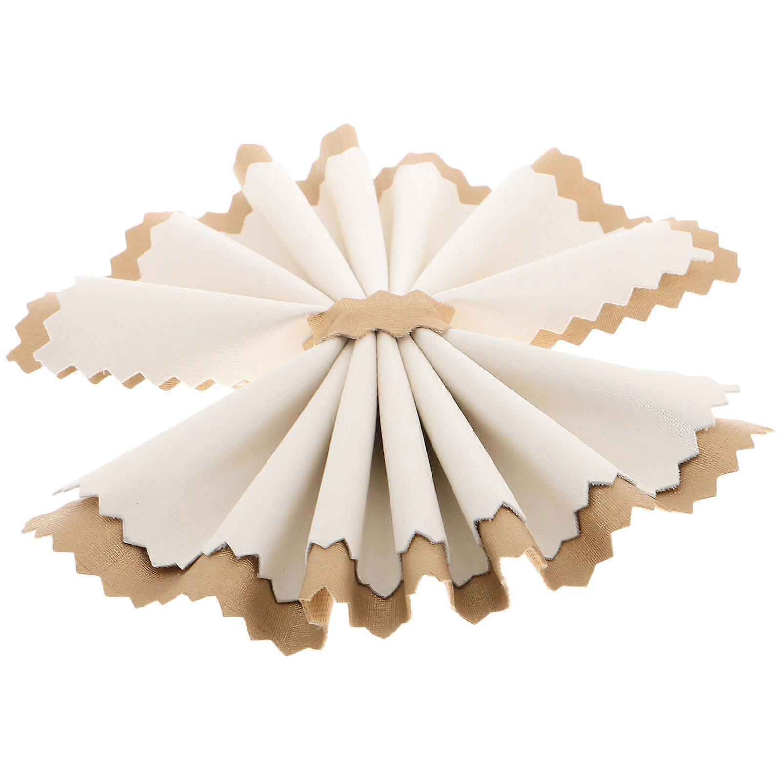 Sturdy Jewelry Organizing Display Stand For Decorative Usage With White PU Material Perfect For Displaying Engagement Rings 5Pcs