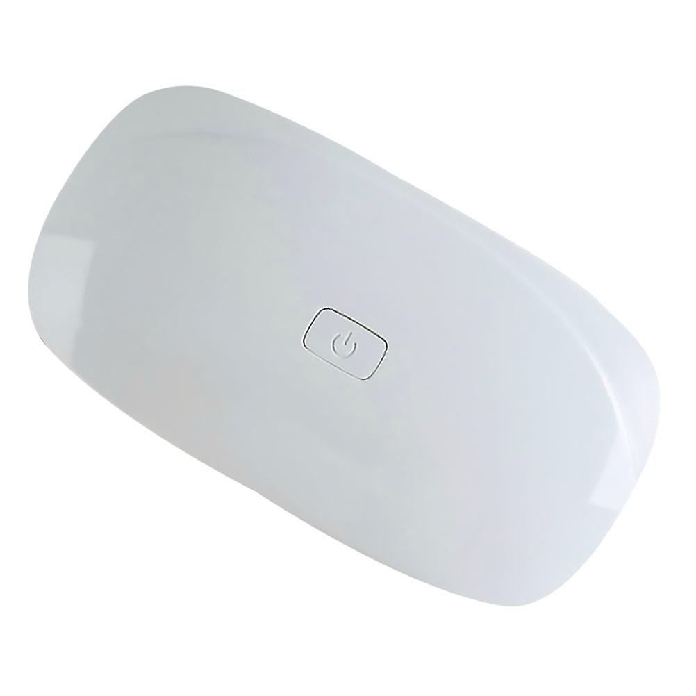 Foldable Mouse Nail Lamp Gel Polish Dryer USB Mini LED Light 2Pcs White