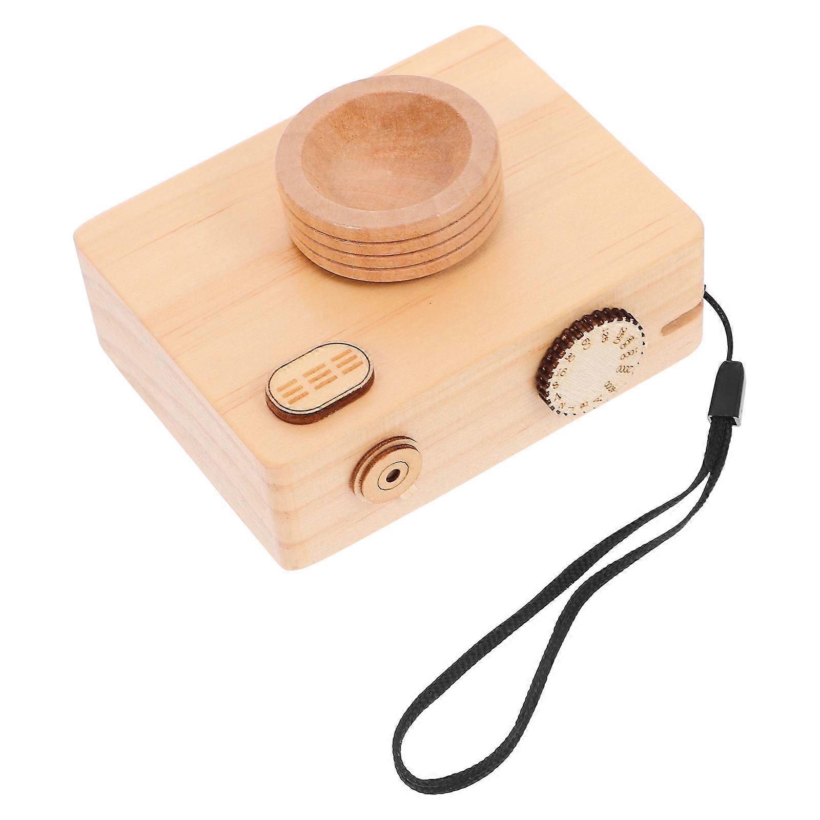 Miniature Vintage Camera Shape Storage Toy for Kids Fun Decorative Piece 1Pack
