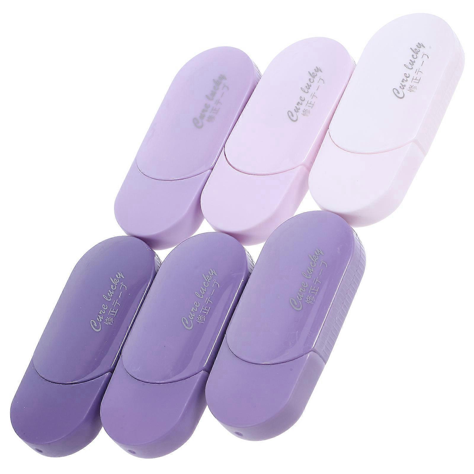 Large Capacity Correction Tape for School and Office Use 18Pcs Purple